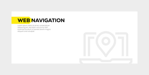WEB NAVIGATION BANNER CONCEPT