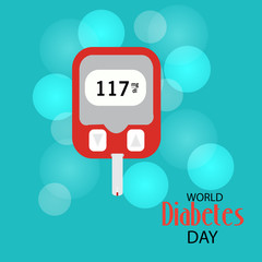 Poster - World Diabetes Day Awareness.