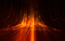 Abstract Background With Magic Lines Composed Of Glowing Up.