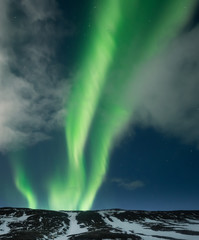 Wall Mural - Northern lights aurora borealis