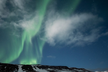 Wall Mural - Northern lights aurora borealis