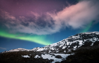 Wall Mural - Northern lights aurora borealis