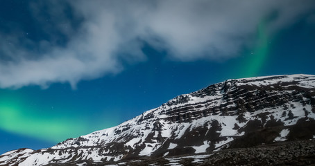 Wall Mural - Northern lights aurora borealis