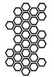 Sechseckmuster Waben Hexagon Vektor Grafik