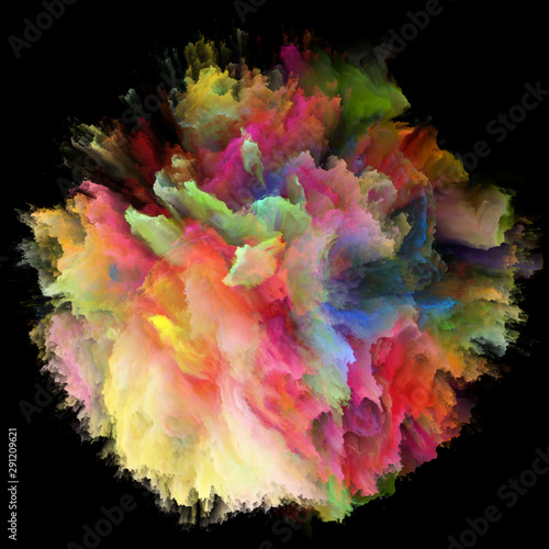 Virtual Color Splash Explosion