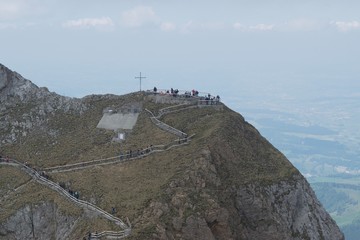 Wall Mural - cross on the mountain