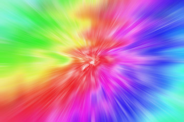 Canvas Print - An abstract psychedelic tie dye background image.