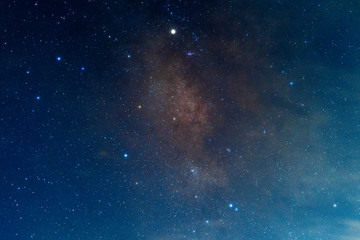 Wall Mural - milky way,galaxy,cosmos on dark sky