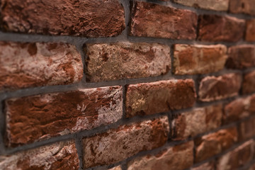 Wall Mural - Old brick wall closeup photo