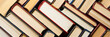 Stack of books background. many books piles.