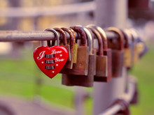 Locket Of Love - Heart Shaped Padlock