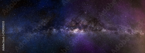 Milky way galaxy panorama