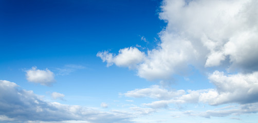 Wall Mural - blue sky and clouds background