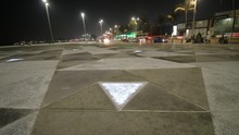 A Timelapse Of Luminos Triangle In A Park At Veracruz Mexico