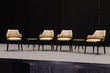 © brostock - Empty chairs on stage ready for seminar