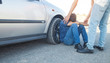 © andranik123 - Car driver helping accident victim. People, Life, Car driving