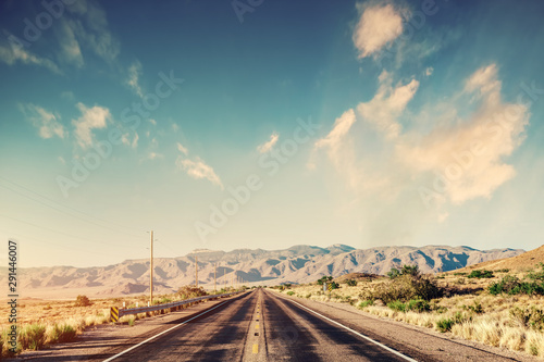 Route 66 classic old road in the USA Wallpaper Mural