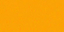 Abstract Background Of Concentric Circles In Orange Colors