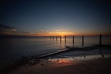 Fototapeta Morze - sunset on beach