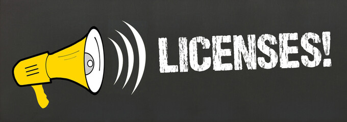 Sticker - Licenses!