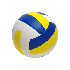 Wall Mural - Volleyball ball on white