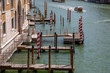 Anlegestelle für Gondeln in Venedig