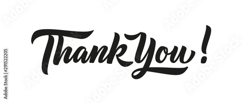 Cuadros en Lienzo Thank you card, text or lettering