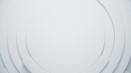 Wall Mural - abstract background with 3d rings and rotating parts. clean and modern texture for trendy business p
