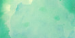 © Arlenta Apostrophe - Blue green watercolor paint splash or blotch background with fringe bleed wash and bloom design, blobs of paint on watercolor paper texture grain