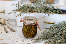 Preparation Of Herbal Tincture From Blooming Wormwood