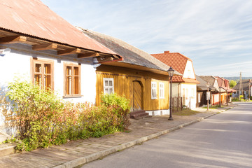 Wall Mural - traditional, old historical architecture in the village of Lanckorona near Krakow.  Poland