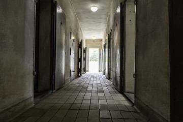 Wall Mural - Old jail with cells