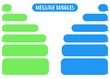 Message bubbles chat vector. Vector template of message bubbles chat.