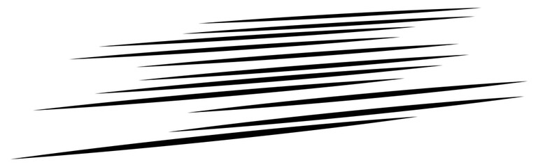 Leinwandbilder - 3D Abstract lines. Dynamic straight burst lines in perspective. Radial, radiating stripes. Rapid rays, beams in motion. Action, blast streaks, strips