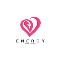 Wall Mural - Energy Logo Images Stock  Vector