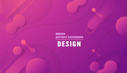 Wall Mural - Modern abstract background in liquid and fluid style. Trend design of the world. 3D illustration template for web banner, business presentation.