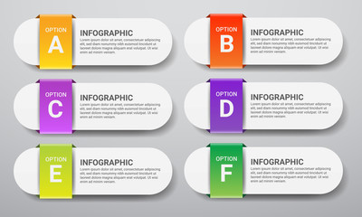 Wall Mural - Business data visualization.Steps  Process chart. Abstract elements of graph, diagram with steps, options, parts or processes. Vector business template for presentation Vector Design