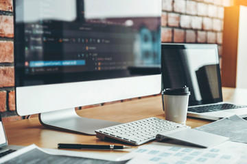 Developing programmer Development Website design and coding technologies