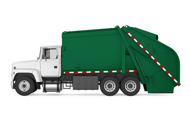 Wall Mural - Garbage Truck Isolated