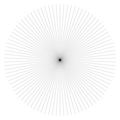 Poster - Radial burst lines circular element. Starburst, sunburst graphics. Concentric rays, beams. Sparkle, gleam, twinkle trail lines. Flare, explosion, fireworks radiance effect. Flash, glare design