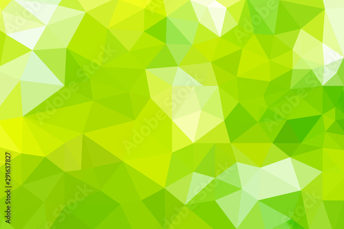 Dekoracja na wymiar  abstrakcyjne-trojkaty-zielony-gradient-na-tle-geometryczny-styl