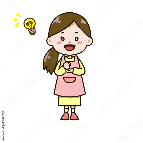 ひらめく女性 ポーズ イラスト Stock Illustration Adobe Stock ひらめく女性 ポーズ イラスト Stock Illustration Adobe Stock