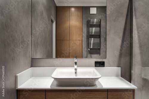 Cuadros en Lienzo Modern interior of new bathroom in house