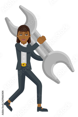 An Asian businesswoman cart...