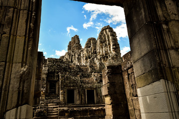 Angkor Thom temple in Angkor archaeological Park, Cambodia