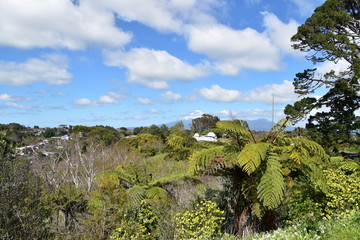  The landscape in New Plymouth, North Island, New Zealand