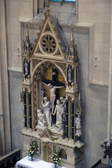 Poster - Altar of the Holy Cross in Zagreb cathedral 