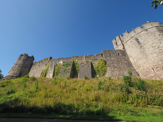 Poster - Chepstow Castle ruins in Chepstow