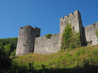 Sticker - Chepstow Castle ruins in Chepstow