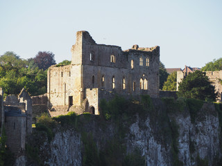 Sticker - Chepstow Castle ruins in Chepstow